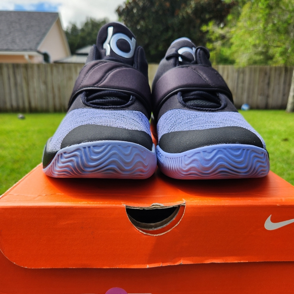 Sz 9 Nike KD Trey 5 VI EP 'Black Metallic Silver AA7070-004 - Picture 7 of 10